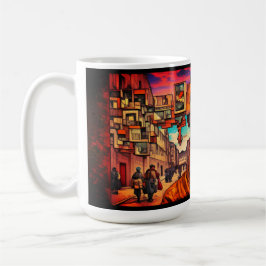 Café Caneca de vistas de Cubículo