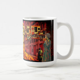 Café Caneca de vistas de Cubículo