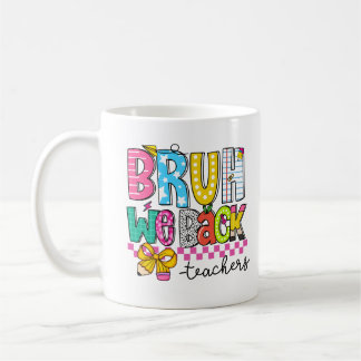 Café Caneca de volta às aulas para professor com design