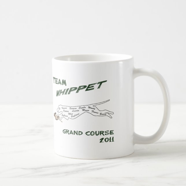 Café Caneca de Whippet 2011 da equipe (Direita)