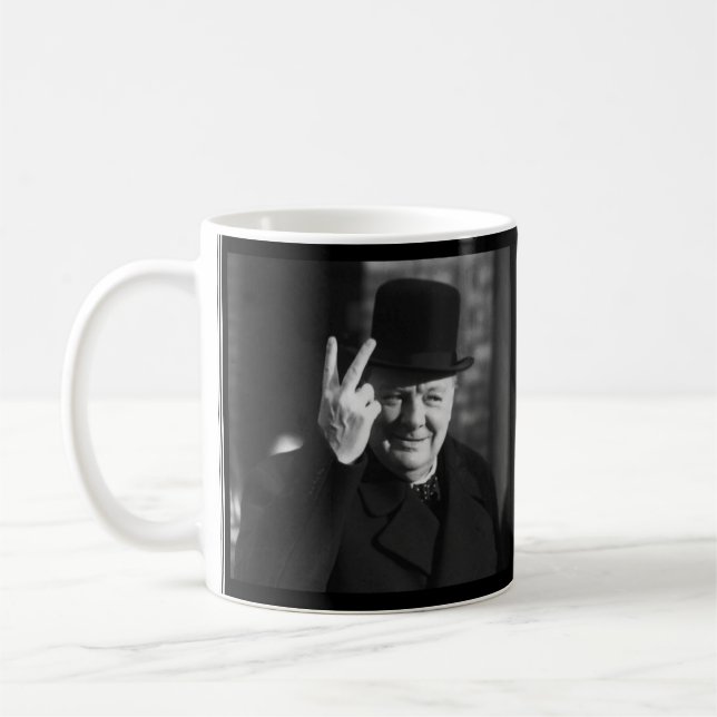 Café Caneca de Winston Churchill - citações 14 (Esquerda)