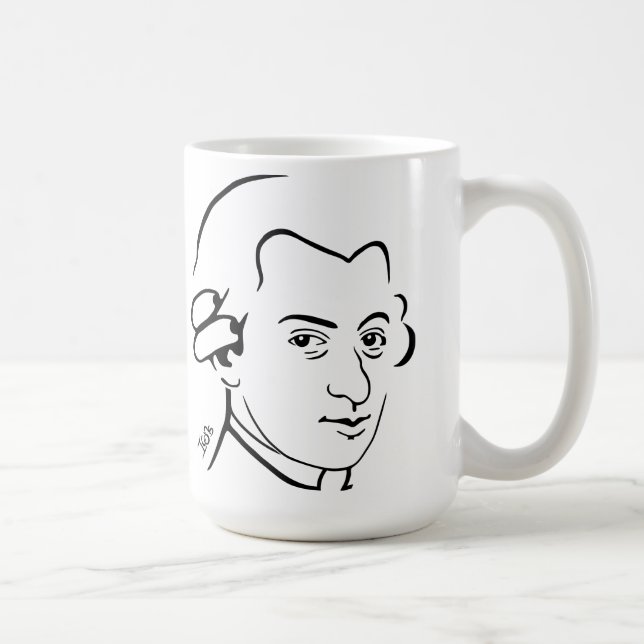 Café Caneca de Wolfgang Amadeus Mozart (Direita)