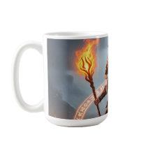 Caneca de Xamã de Fogo Místico