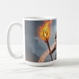 Café Caneca de Xamã de Fogo Místico