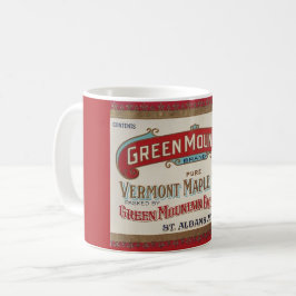 Café Caneca de Xarope de Bordo Vintage