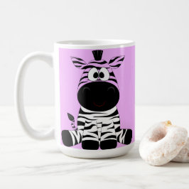 Café Caneca de zebra roxa