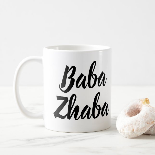 Café Caneca de Zhaba Tryzub do babá (Com Donut)
