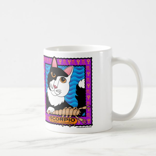 Café Caneca de Zodicat da Escorpião (Direita)