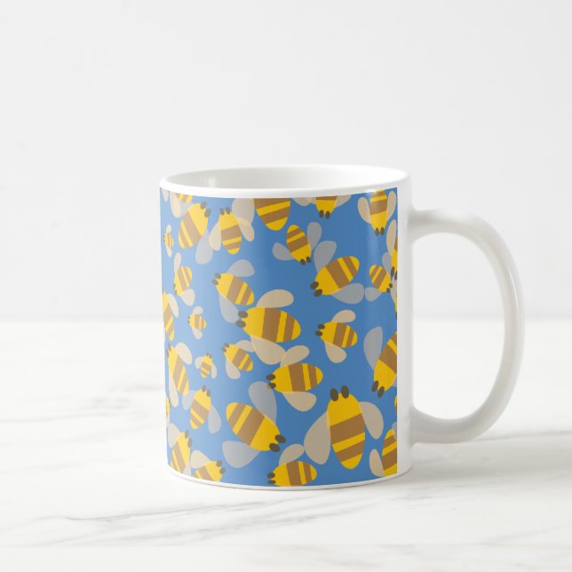 Café Caneca de zumbido das abelhas do mel (Direita)