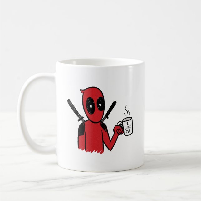 Café Caneca Deadpool Eu gosto de mim (Esquerda)