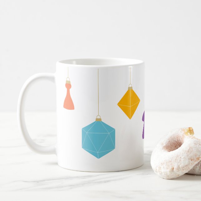 Café Caneca Decore a Árvore com Jogos de Tabuleiro (Com Donut)