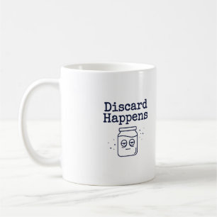 Café Caneca Descarte Acontece   Citação Engraçada de Pa