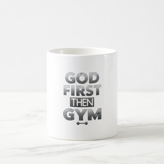 Café Caneca Deus Primeiro Então Ginásio – Motivação de  (Centro)