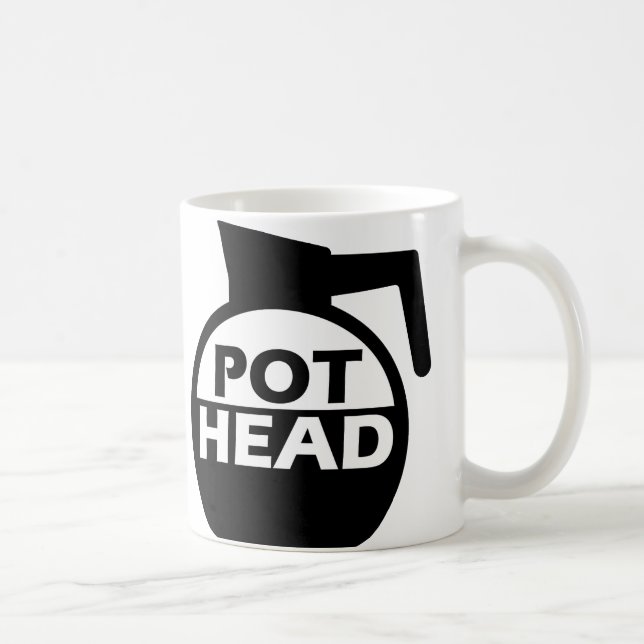 Café Caneca Divertida Cabeça de Cafeteira Cafeína (Direita)