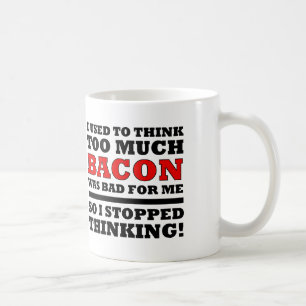 Café Caneca Divertida com Muito Bacon ou Caneca de Viag