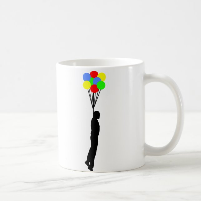Café Caneca Divertida de Balão Pendurado (Direita)