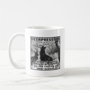 Café Caneca Divertida de Caça à Depressão