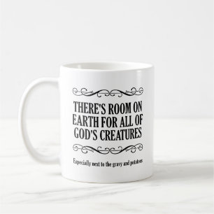Café Caneca Divertida de Caça às Criaturas de Deus