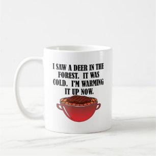 Café Caneca Divertida de Caça para Caçadores de Cervos
