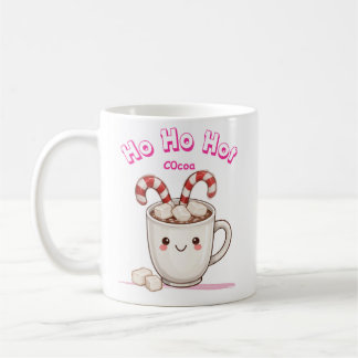 Café Caneca Divertida de Chocolate Quente Ho Ho no Nata