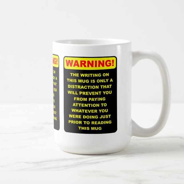 Café Caneca Divertida de Distração (Direita)