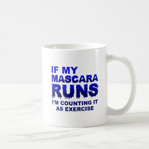Café Caneca Divertida de Exercícios do Mascera