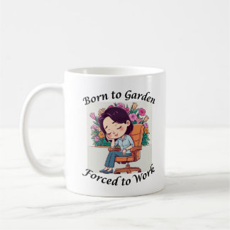 Café Caneca Divertida de Jardinagem – “Nascida Para Jar