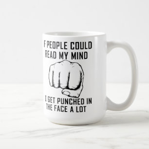 Café Caneca Divertida de Leitura de Mentes