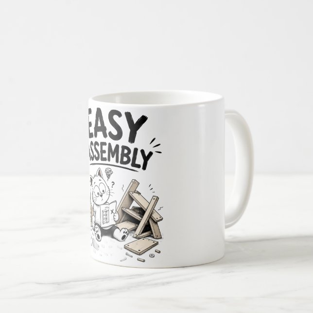 Café Caneca Divertida de Montagem Fácil – Presente Comb (Frente Esquerda)