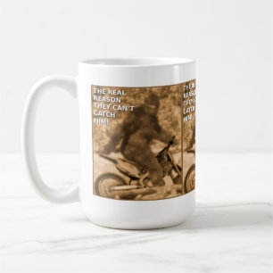 Café Caneca Divertida de Moto Cross Big Foot Sasquatch