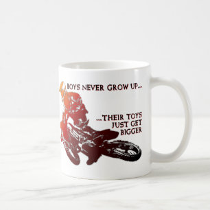 Café Caneca Divertida de Motocross de Bicicleta de Terr