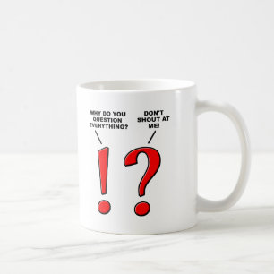 Café Caneca Divertida de Pontuação