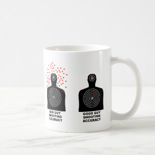 Café Caneca Divertida de Precisão de Tiro
