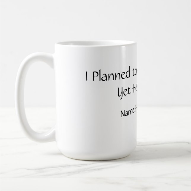 Café Caneca Divertida de Produtividade Planejada (Esquerda)