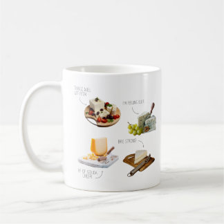 Café Caneca Divertida de Queijo | Humor de Amante de Qu