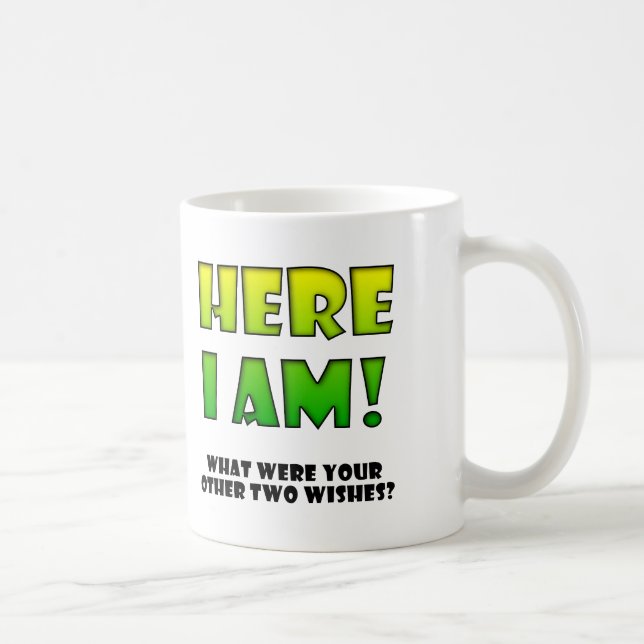 Café Caneca Divertida Desejo Realizado ou Caneca de Via (Direita)