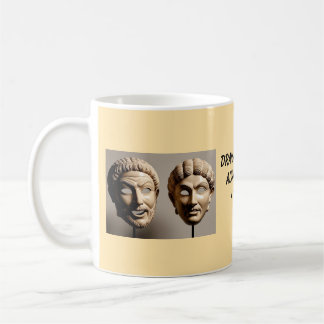 Café Caneca divertida do professor de teatro