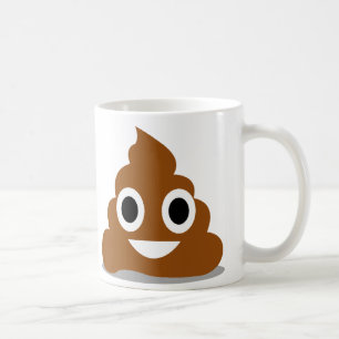Café Caneca Divertida Emoji de Fezes