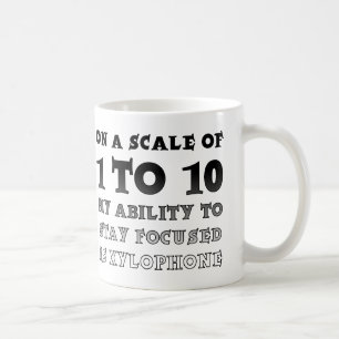 Café Caneca Divertida Focada De 1 A 10