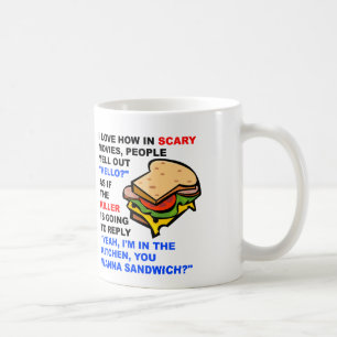 Café Caneca Divertida Olá Filme de Terror