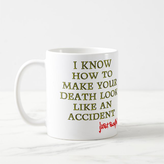 Café Caneca Divertida para Morte Acidental ou Caneca de (Esquerda)