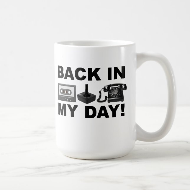 Café Caneca Divertida Retro De Volta Para Meus Dias (Direita)