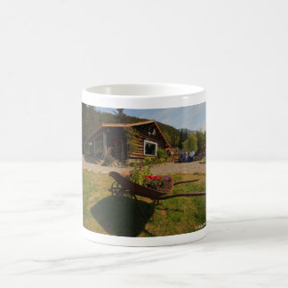 Café Caneca do alojamento da geleira de Taku