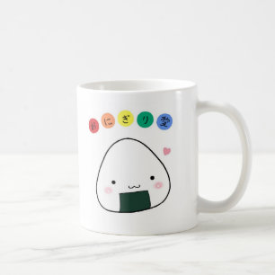 Café Caneca do amor 2-Sided de Onigiri