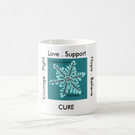 Café Caneca do amor/apoio/coragem/amor de Gravis da