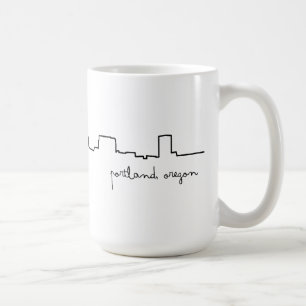 Café Caneca do amor de Portland, arquitectura da cidade