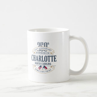 Café Caneca do aniversário de Charlotte, North Carolina