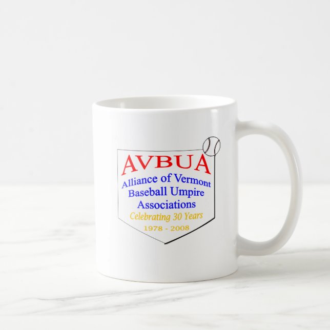 Café Caneca do árbitro do basebol de Vermont (Direita)