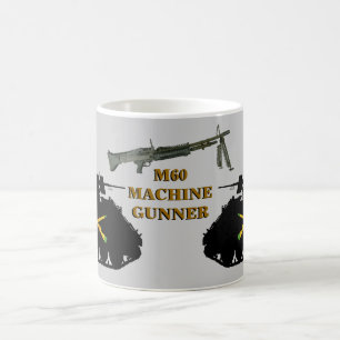 Café Caneca do artilheiro de máquina da trilha M60 de
