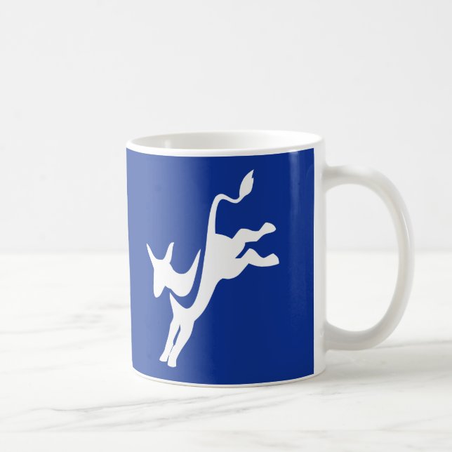 Café Caneca do asno de Democrata (Direita)